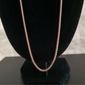 Elegant Rose Gold Chain Necklace